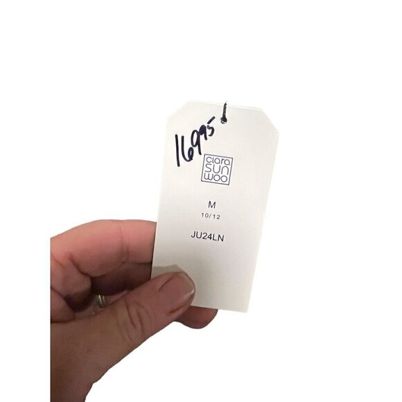 linen bib overalls in blue by Clara sun woo - Picture 5 of 14